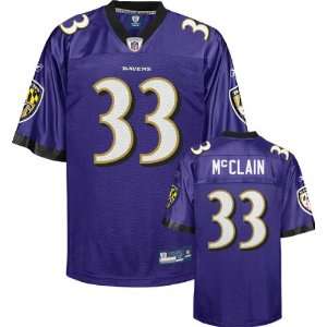  LeRon McClain Youth Jersey Reebok Purple Replica #33 