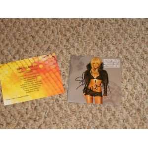  BRITNEY SPEARS GREATEST HITS AUTOGRAPHED SIGNED CD AW 