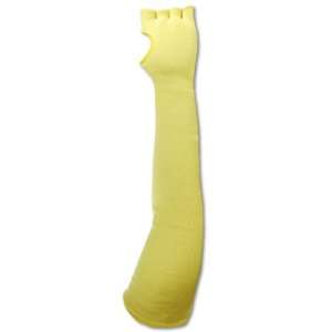   and Bar Tacked Finger Slots, Yellow, 14 Length (Pack of 24 each