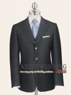   Tuxedos Wear Jacket Custom Size LUXURY MENS 3 PIECE BOSS WEAR  