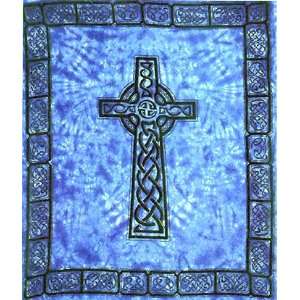  Celtic Cross Tapestry (Blue)