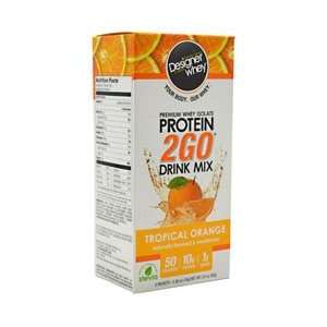 Designer Protein Premium Whey Isolate Protein 2Go   Tropical Orange 