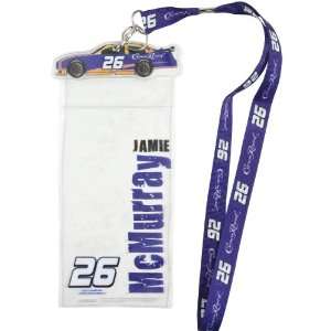   McMurray Credential Holder   Jamie McMurray One Size Sports