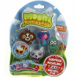 Moshi Monsters Moshlings 5 Figure Pack   McNulty   Cali   Rocky   Lady 