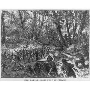   Battle near Fort Schuyler,Bronx,New York City,NY,c1760