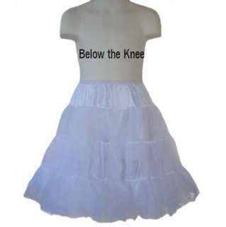 NWT Girls Bouffant Petticoats Skirt Slip Below Knee  