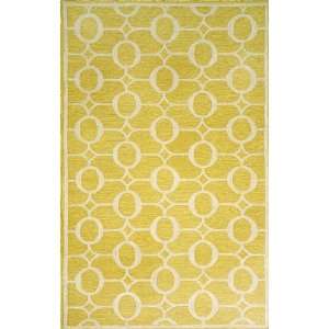   Tufted Area Rug Arabesque 8 x 10 Yellow Carpet Furniture & Decor
