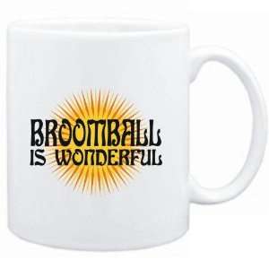  Mug White  Broomball is wonderful  Hobbies Sports 