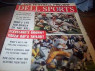 Dell Sports Magazine 9/1962 Jim Brown Cleveland  