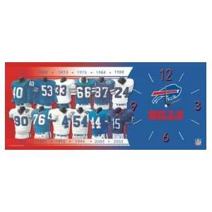  Buffalo Bills Uniform History Clock