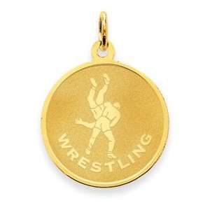  14k Wrestling Charm Jewelry