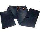 Womens Lucky Brand Jeans Boot Cut Orange Threads 32x33