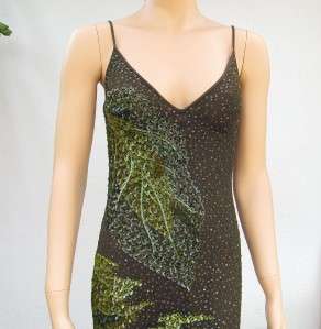 MARVEL BY LA PERLA  NWTS GREEN EVENING GOWN MADE IN ITALY SIZE6 $1 