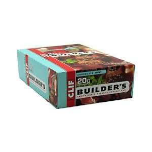 Clif Builders Cocoa Dipped Double Decker Crisp Bar   Chocolate Mint 