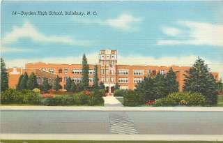 NC SALISBURY BOYDEN HIGH SCHOOL MAILED 1946 R66587  