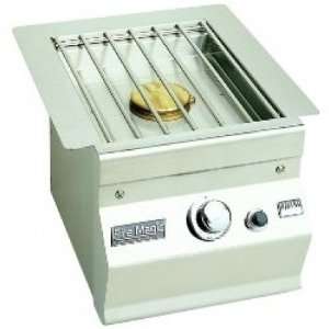  13 Built In Side Burner with 15 000 BTUs and Push Button 