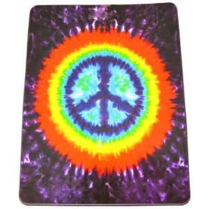  Tie Dye Peace Symbol Cotton Tapestry 100 X 90 Sign