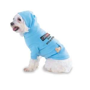 Warning Budgie with an attitude Hooded (Hoody) T Shirt with pocket 