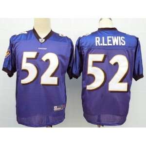  R.lewis #52 Blue NFL New Baltimore Ravens Jersey Sz50 