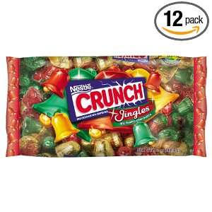 Nestle Crunch Jingles, Bell Shaped Chocolates, 9.2 Ounce Packages 