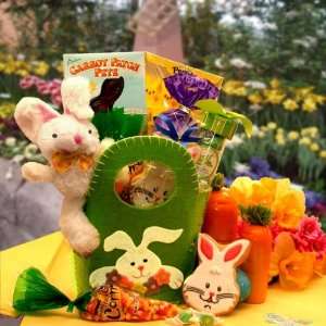 Easter Basket Bunny Hop Tote Easter Gift Basket for Kids  
