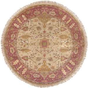   Semi Worsted New Zealand Wool Adana Hand Knotted 8 Round Rugs Home