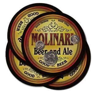  Molinari Beer and Ale Coaster Set