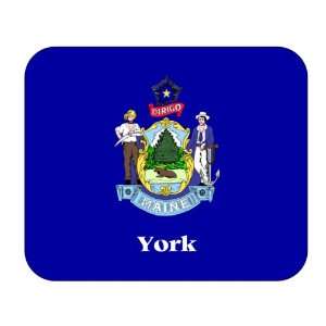  US State Flag   York, Maine (ME) Mouse Pad Everything 