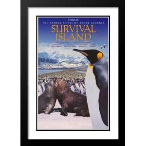  Survival Island (IMAX) 20x26 Framed and Double Matted 