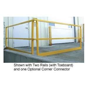  Square Steel Guard Rail With Toeboard 42H X 72L Health 