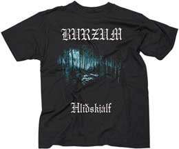  BURZUM   Hlidskjalf   Black T shirt Clothing
