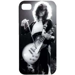   Guitar & Bow iPHONE 4 4S BLACK RUBBER PROTECTIVE CASE 