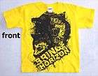 BRING ME THE HORIZON WOLVES YELLOW KIDS T SHIRT YOUTH SMALL NEW