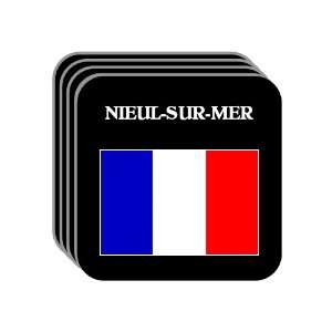  France   NIEUL SUR MER Set of 4 Mini Mousepad Coasters 