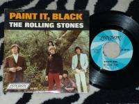 THE ROLLING STONES Paint It, Black 45 RPM SINGLE + PS  