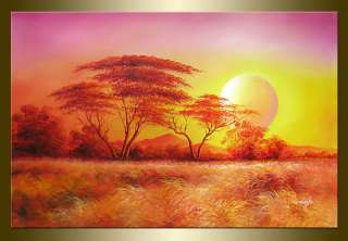 Summer Sunrise original oil painting bestbid_shop F173  