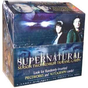  Supernatural Season Two Trading Cards HOBBY Box   36 packs / 6 