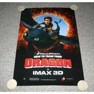   Your Dragon One Sheet Poster IMAX 3D DOUBLE SIDED 
