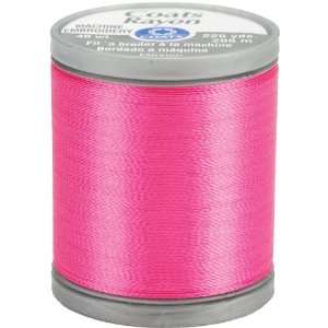   Rayon Machine Embroidery Thread 225 yd Hot Pink Arts, Crafts & Sewing