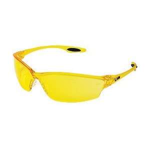 Crews Law 2 Safety Glasses With Amber Frame, Amber Polycarbonate 