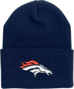 Denver Broncos Dark Blue Knit Beanie Cap Hat  