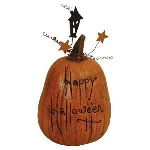  Happy Halloween Resin Pumpkin Patio, Lawn & Garden