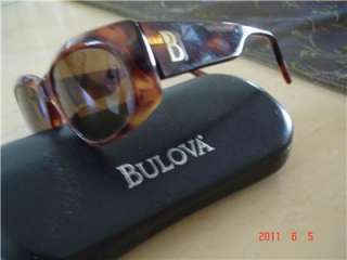 BULOVA Sunglasses ITALY W HARD BULOVA CASE  