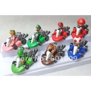   super mario kart toy kart pull back car figure whole and retail Toys