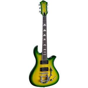   Rich NGSEGB Electric Guitar, Green Burst Musical Instruments