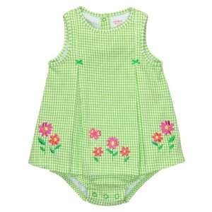    3 Months Carters Girls Lime Green Sunsuit Onesie 718685 Baby