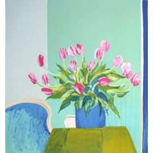   Grand bouquet de tulipes by Roger Muhl, 28x31