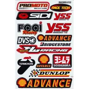   Motocross Racing Tuning Decal Sticker Sheet C76 