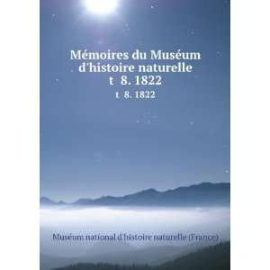   1822 MusÃ©um national dhistoire naturelle (France) Books