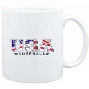 Mug White  USA Korfball / FLAG CLIP   ARMY  Sports  